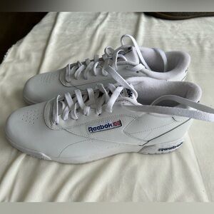 Men's Reebok Classic Exofit Size 11 White Leather Sneakers